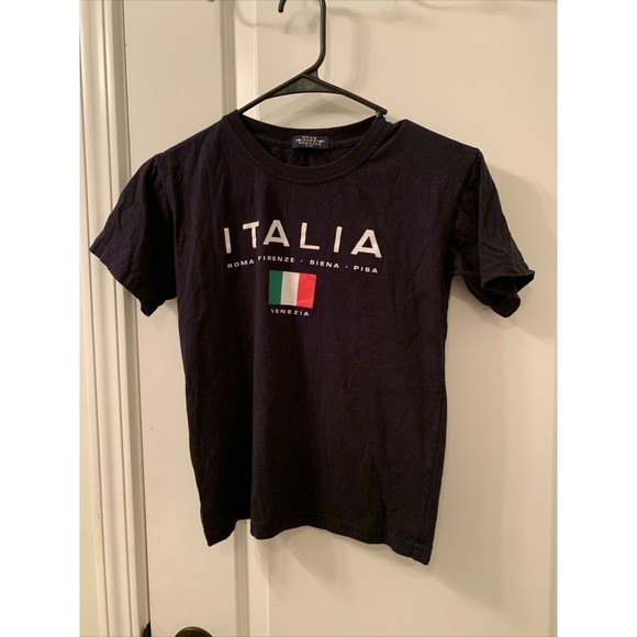 Venezia Boys Short Sleeve T-Shirt Shirt Size 11/12 Black - Picture 1 of 6